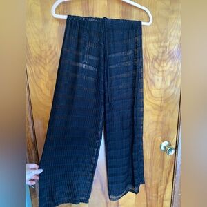 Jordan Taylor Black Sheer Knit Pants